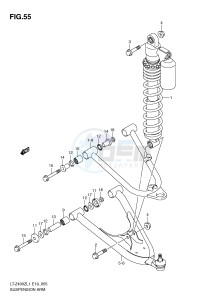 LT-Z400 (E19) drawing SUSPENSION ARM (LT-Z400ZL1 E19)