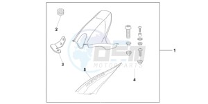 CBR1000RA9 UK - (E / ABS MKH MME) drawing HUGGER REPSOL REPLICA