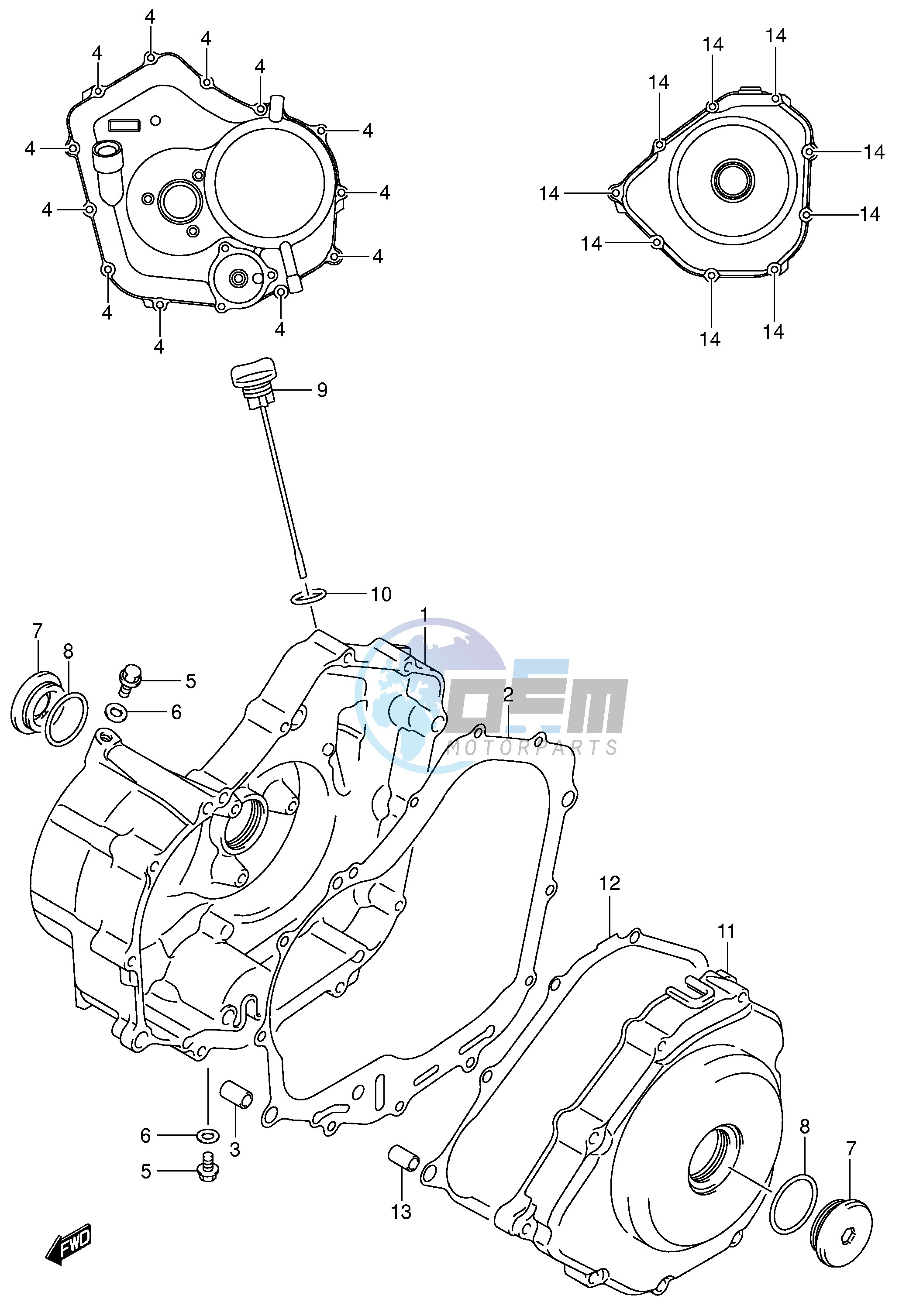 CRANKCASE COVER