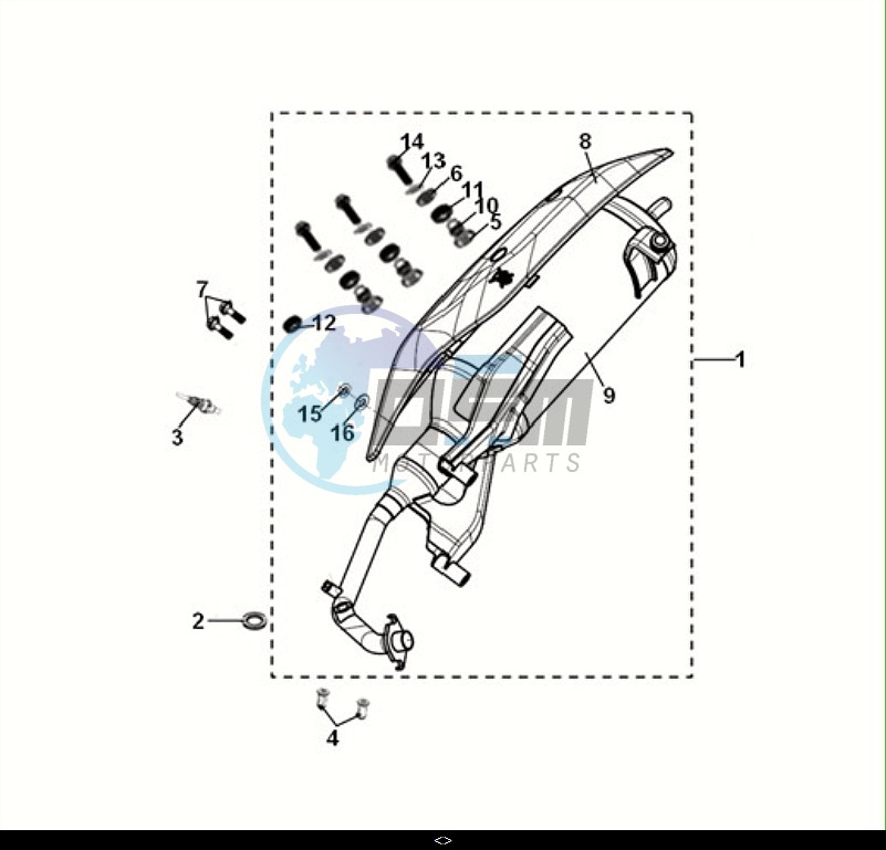 EXHAUST MUFFLER