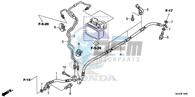 REAR BRAKE HOSE