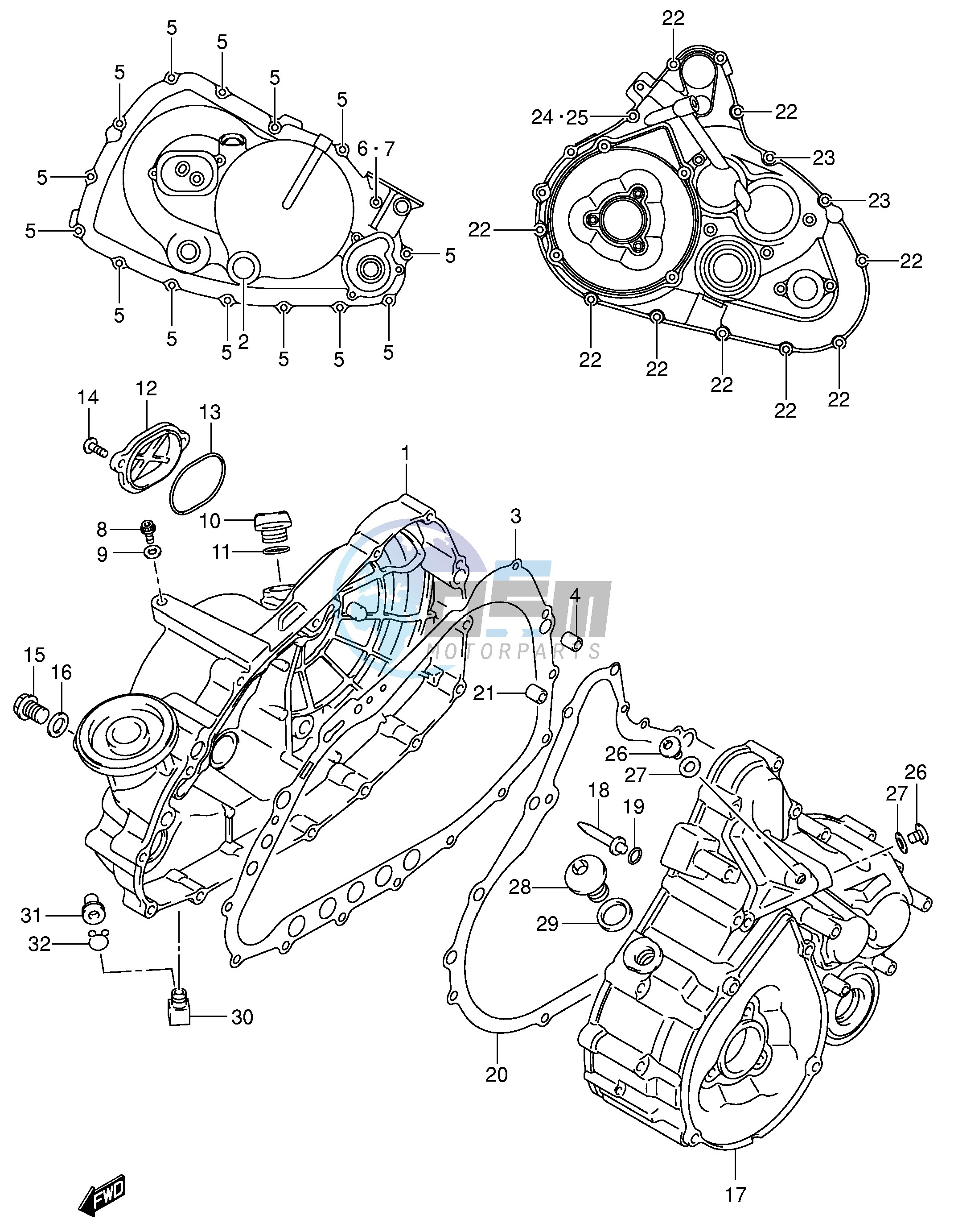 CRANKCASE COVER