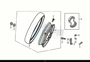 JET 14 50 (XC05W2-NL) (E5) (M1) drawing REAR WHEEL