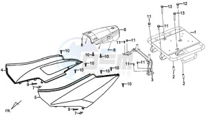 X'PRO 50 (45 KMH) (AE05W4-FR) (L4-M1) (M1 - 2021) drawing COVERS