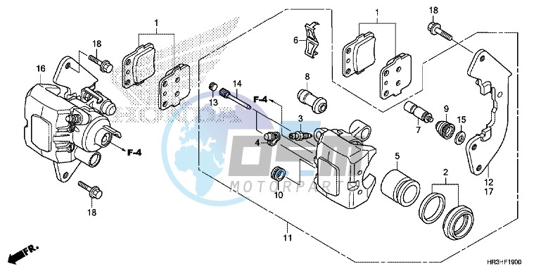 FRONT BRAKE CALIPER