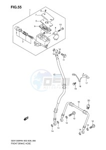 GSX1300R (E3-E28) Hayabusa drawing FRONT BRAKE HOSE