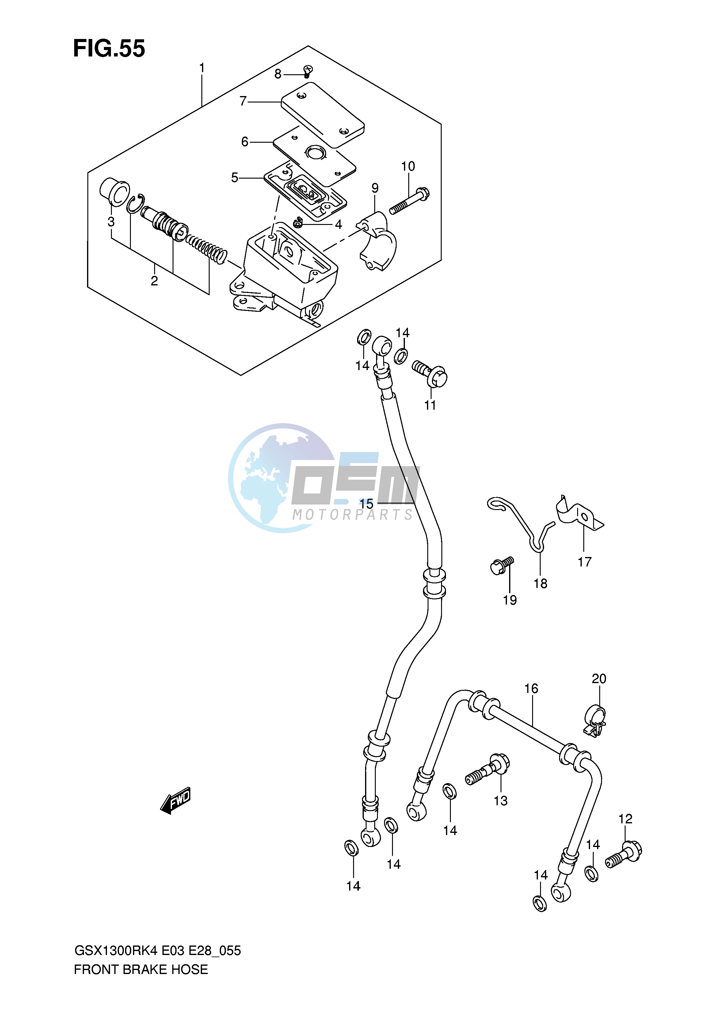 FRONT BRAKE HOSE