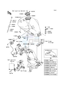 ER-6n ABS ER650DBF XX (EU ME A(FRICA) drawing Fuel Tank