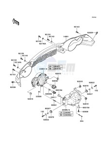 KVF750_4X4 KVF750DBF EU GB drawing Headlight(s)