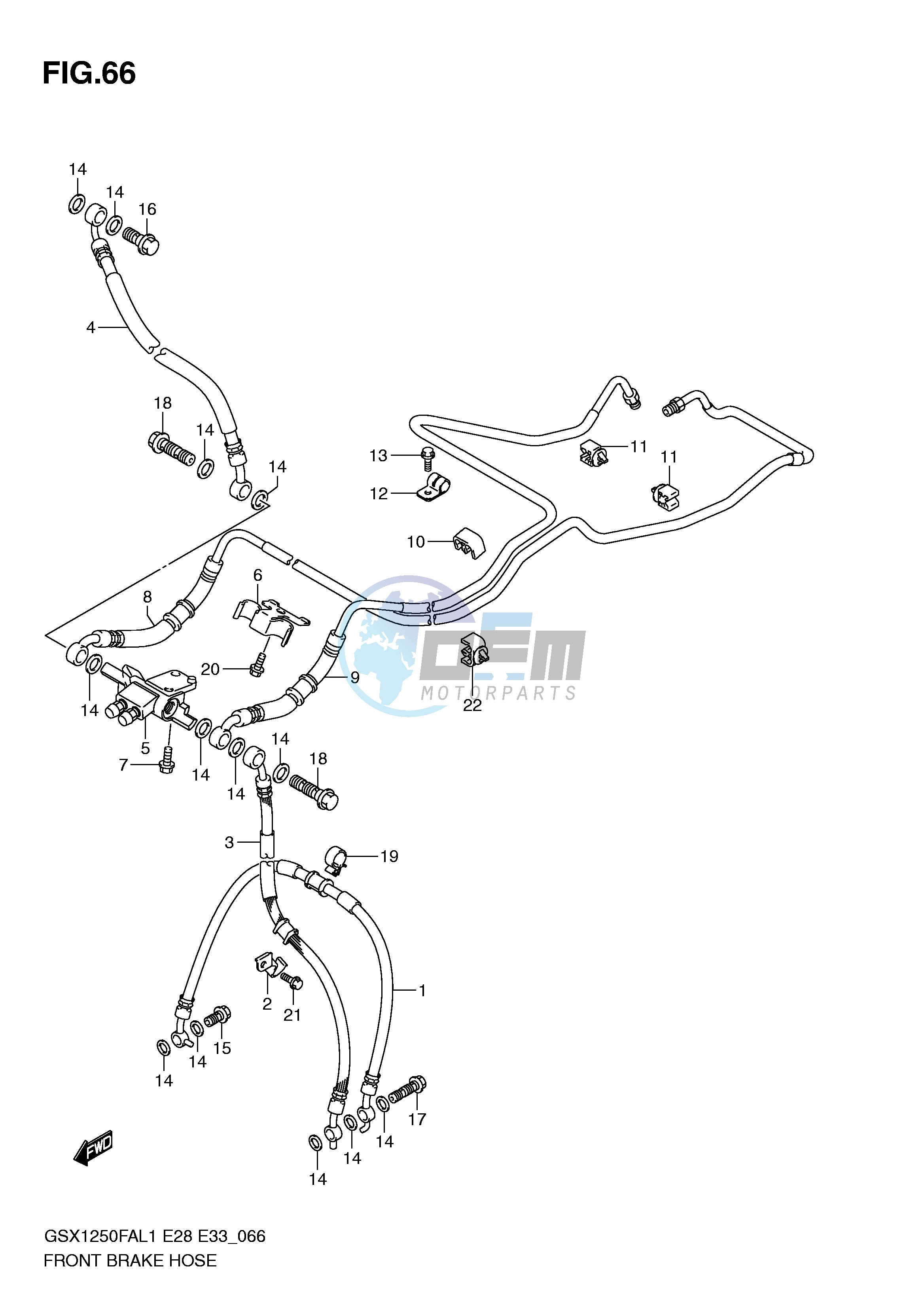 FRONT BRAKE HOSE