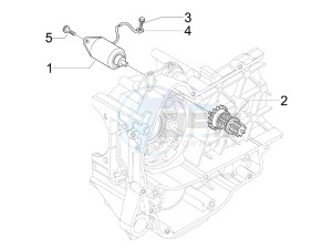 Runner 125 ST 4T E3 (EMEA) drawing Stater - Electric starter