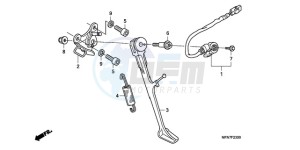 CB1000R9 France - (F / CMF) drawing STAND