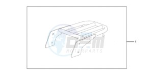 VT750CA9 Australia - (U / SPC) drawing REAR CARRIER