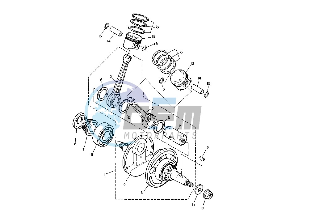 CRANKSHAFT PISTON