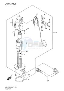 GSX-S1000 EU drawing FUEL PUMP