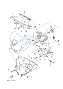 YFM700FWBD YFM70KPSG KODIAK 700 EPS SPECIAL EDITION (B323) drawing HEADLIGHT 2