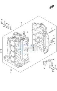 DF 200AP drawing Cylinder Block