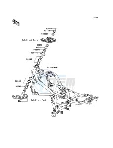 ER-6n ABS ER650B7F GB XX (EU ME A(FRICA) drawing Frame