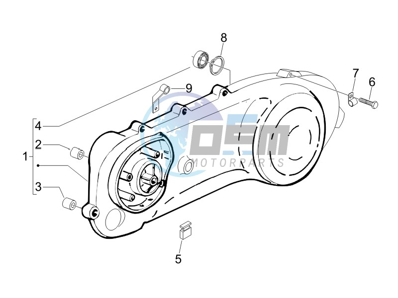 Crankcase cover - Crankcase cooling