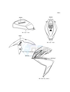 Z300 ABS ER300BGF XX (EU ME A(FRICA) drawing Decals(Black)