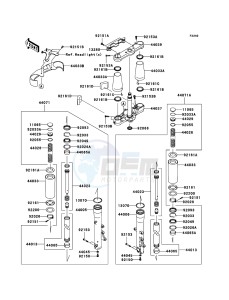 VN2000 CLASSIC VN2000H8F GB XX (EU ME A(FRICA) drawing Front Fork