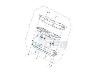 YP R X-MAX ABS 250 drawing METER