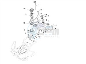 GTS 300 HPE 4T-4V IE ABS E4 (NAFTA) drawing Fuel tank