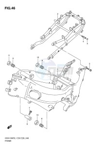 GSX1300R (E3-E28) Hayabusa drawing FRAME