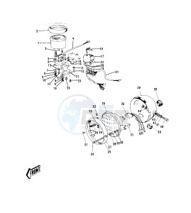 G5 100 drawing METERS_HEADLIGHT -- 72-73 G5-A- -