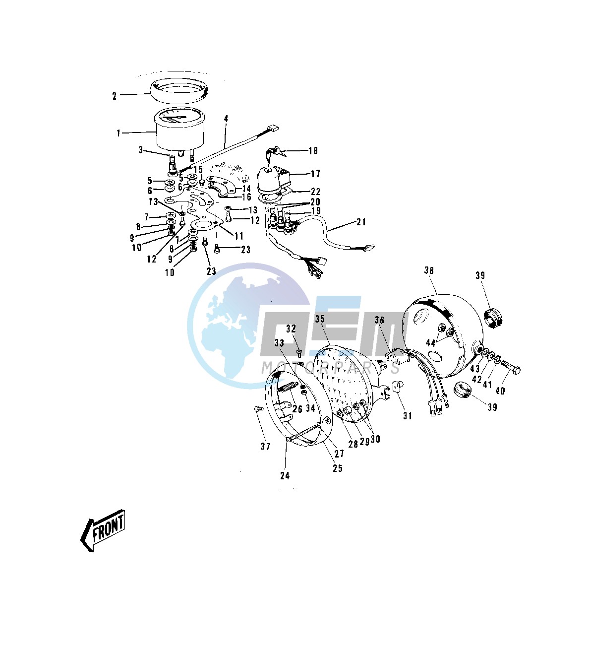 METERS_HEADLIGHT -- 72-73 G5-A- -