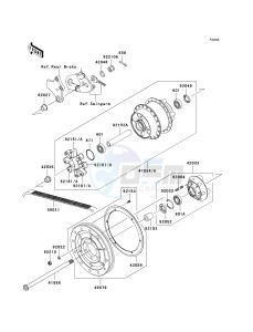 VN 900 D[VULCAN 900 CLASSIC LT] (6F-9F) D9F drawing REAR WHEEL_CHAIN