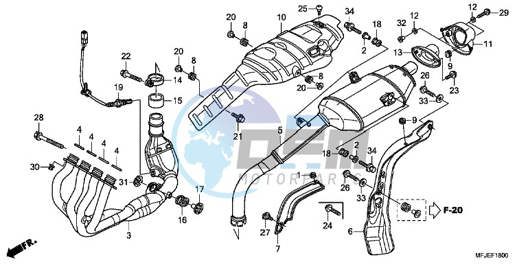 EXHAUST MUFFLER