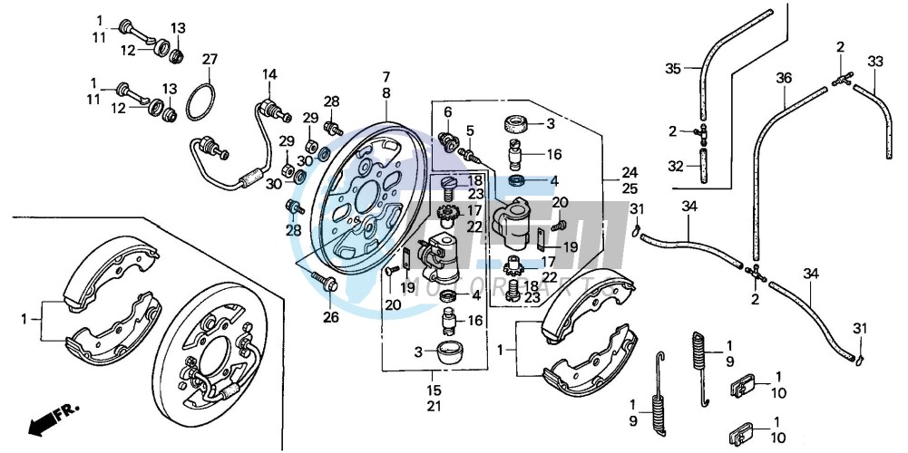 FRONT BRAKE PANEL