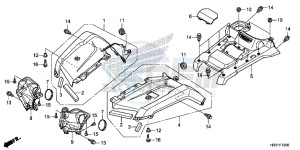 TRX420TE1H Europe Direct - (ED) drawing FRONT FENDER