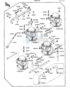 ZX 1000 B [NINJA ZX-10] (B1-B2) [NINJA ZX-10] drawing CARBURETOR