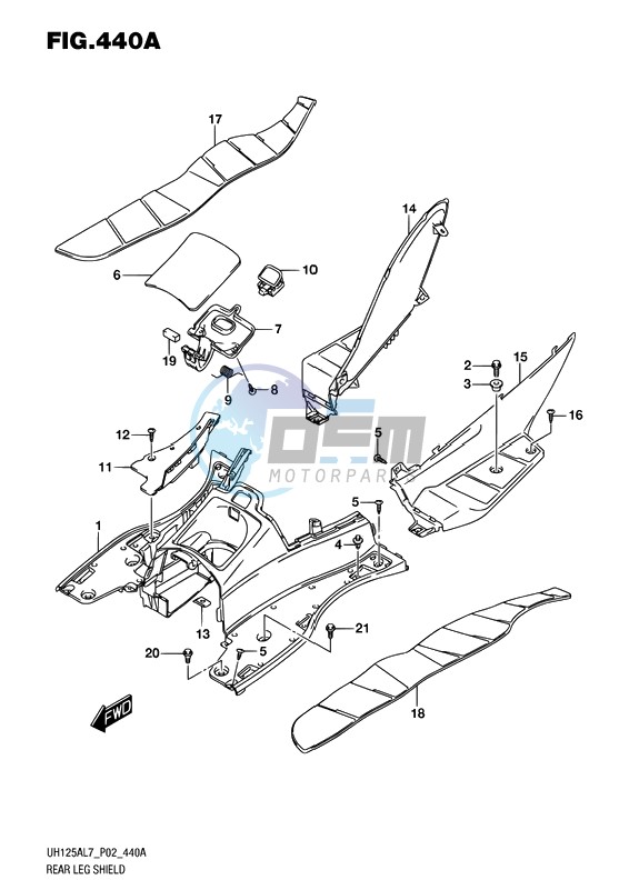 REAR LEG SHIELD