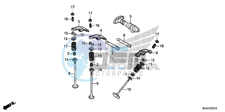 CAMSHAFT/ VALVE (REAR)