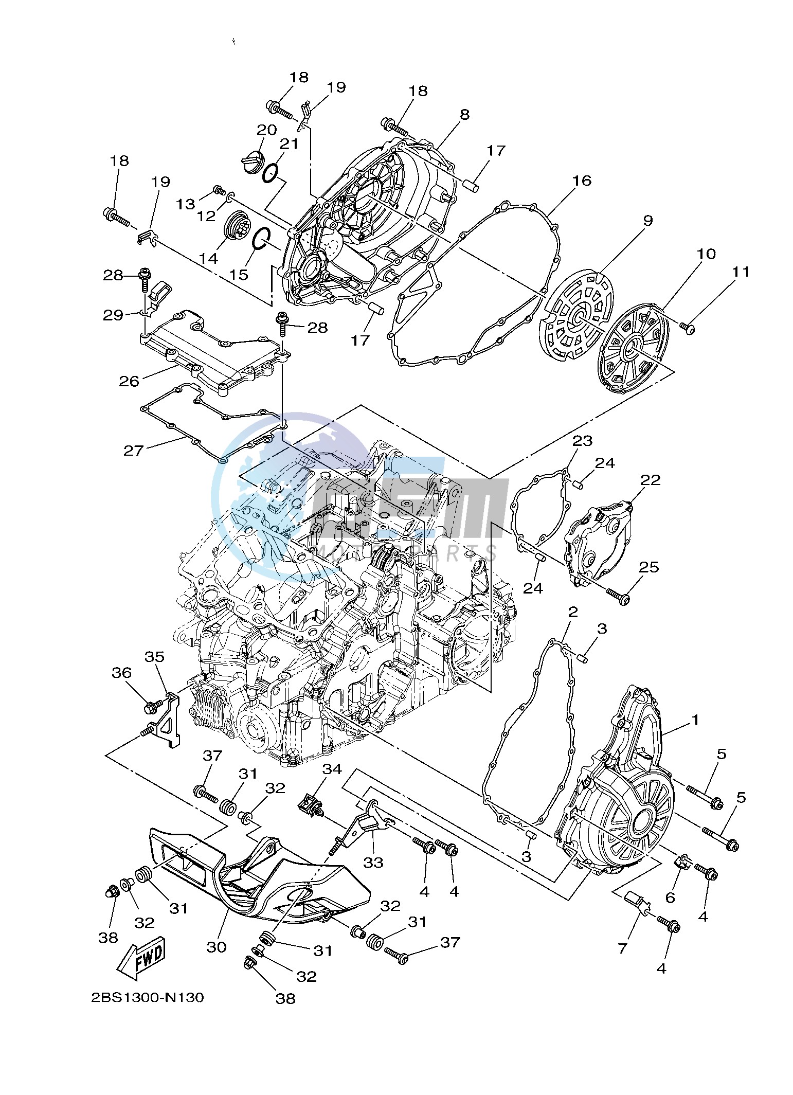 CRANKCASE COVER 1