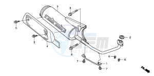 NVS504SH 502 drawing EXHAUST MUFFLER