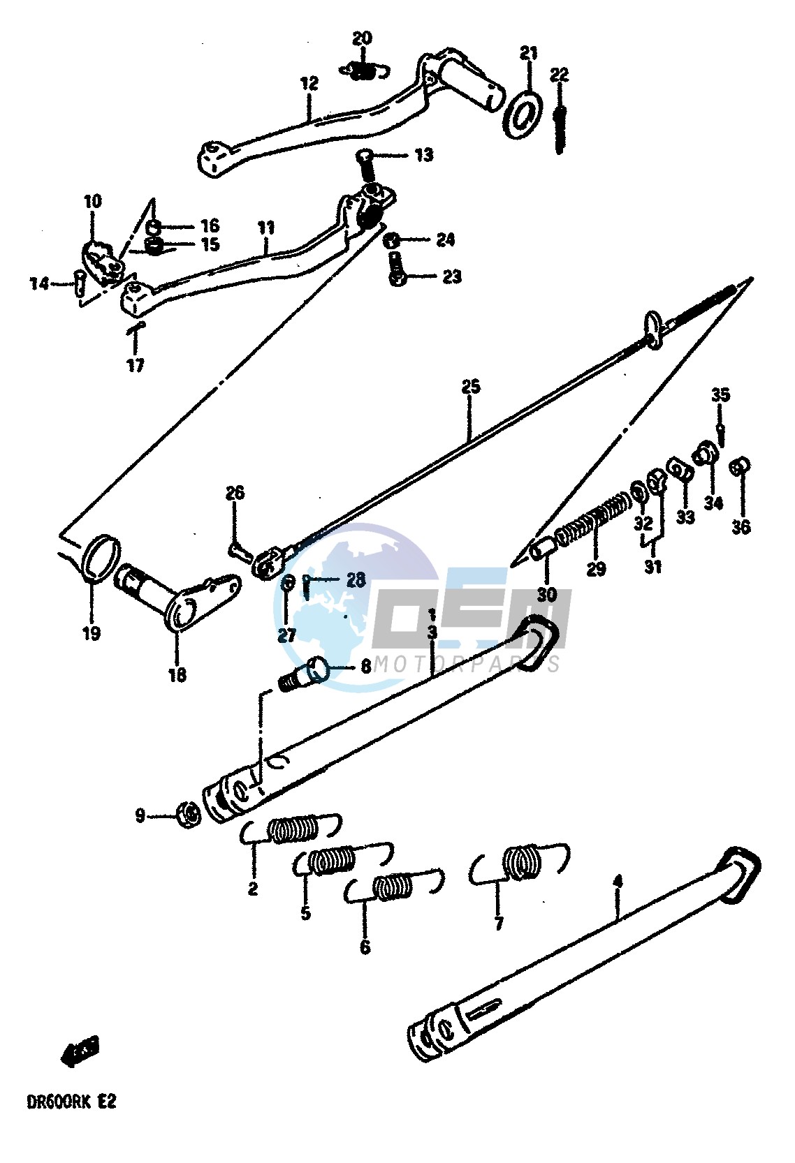 STAND-REAR BRAKE