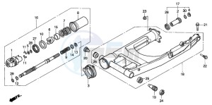 ST1100 drawing SWINGARM