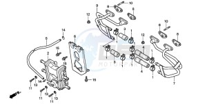 CBR900RR FIRE BLADE drawing AIR SUCTION VALVE