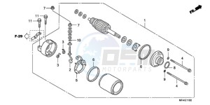 CBF1000A9 Europe Direct - (ED) drawing STARTING MOTOR