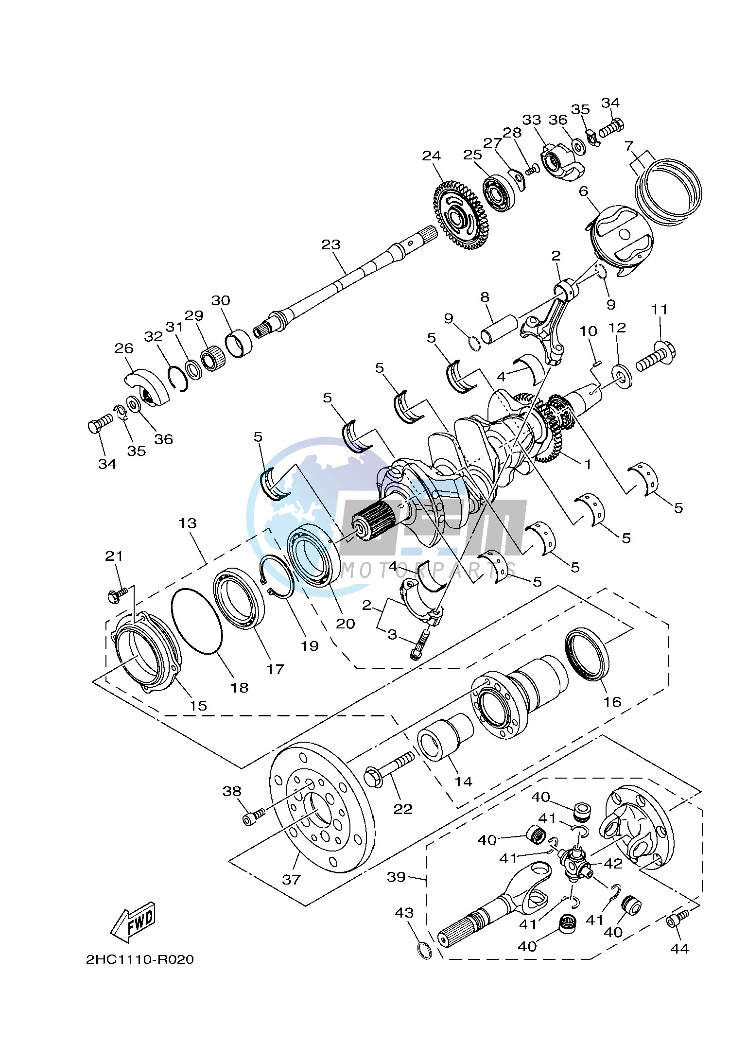 CRANKSHAFT & PISTON