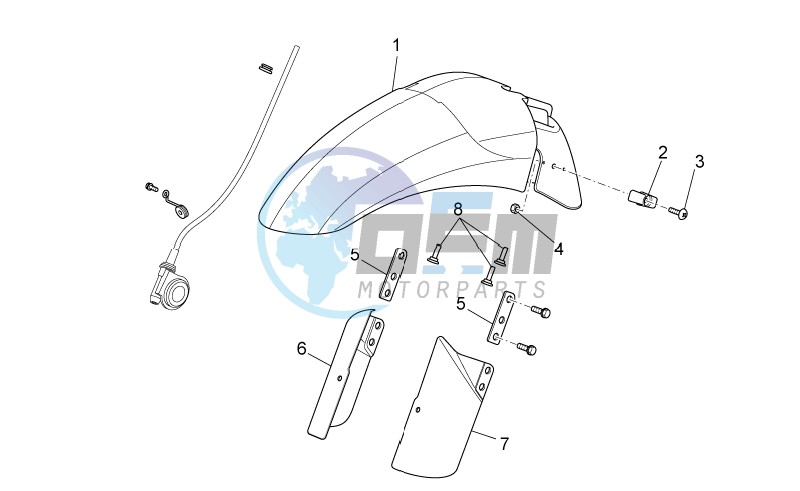 Front body - Front mudguard