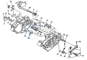 SUPERCITY 125 drawing GEAR CHANGE MECHANISM