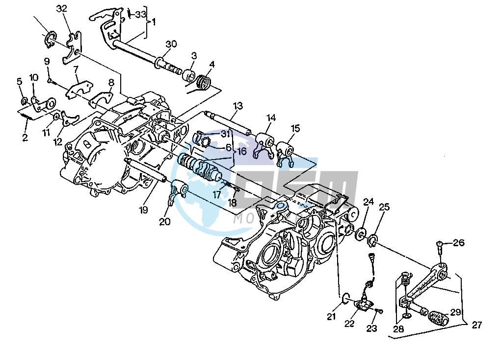 GEAR CHANGE MECHANISM