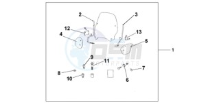 PES125R9 France - (F / CMF STC) drawing WINDSHIELD