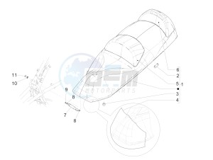 MP3 500 Sport Business ABS (NAFTA) drawing Saddle/seats