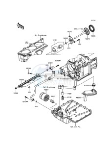 ZZR1400 ABS ZX1400JGF GB XX (EU ME A(FRICA) drawing Oil Pump